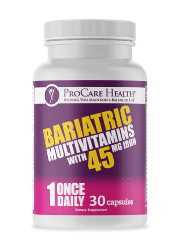 Multivitamin | 45mg Iron | Capsule | 30 Count
