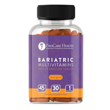 Bariatric Multivitamins with 45mg Iron in 30ct Easy-to-Swallow Tablets