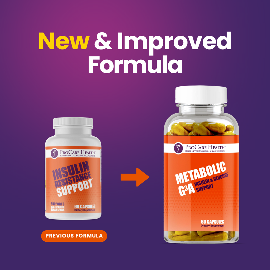 New and Improved Formula for Insulin Resistance Support now Metabolic G3A