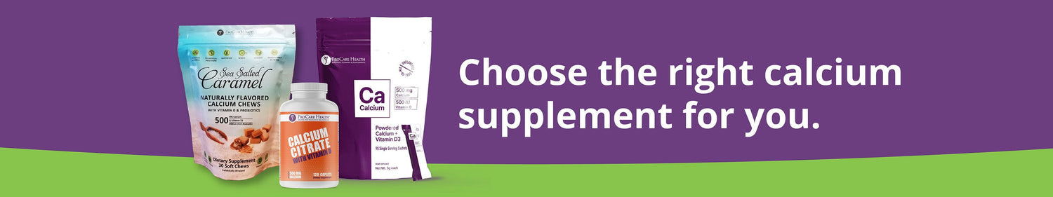 ProCare Health Calcium Supplement Banner
