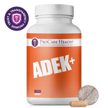 ADEK+ bottle with chewable cap by ProCare Health