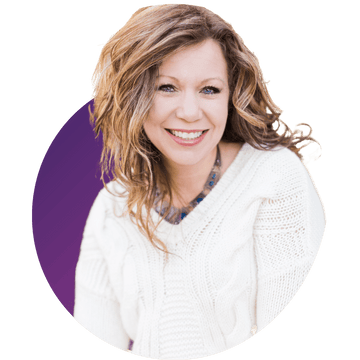 Brenda Hoehn in Purple Background