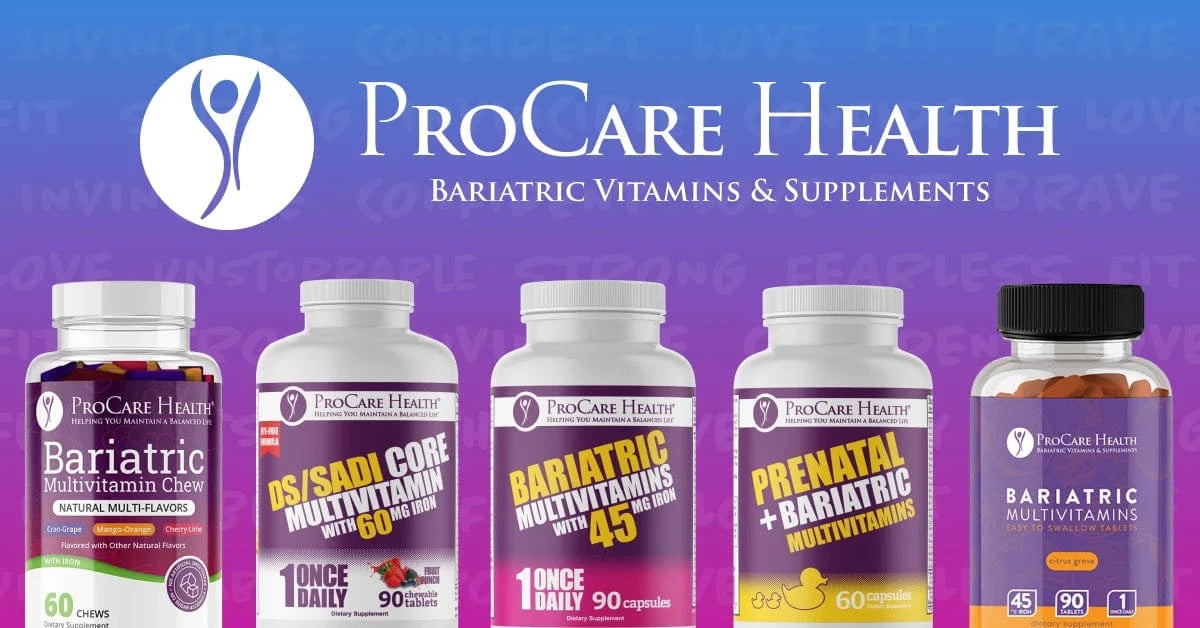 Bariatric Vitamins & GLP-1 Support Supplements | ProCare Health
