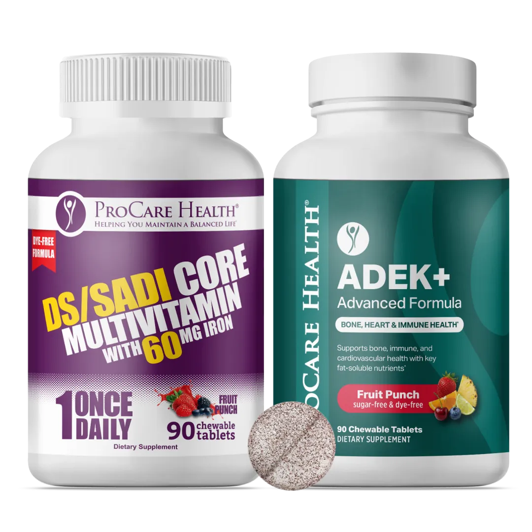 Duodenal Switch Chewable Vitamins Bundle - 90 Count | ProCare Health
