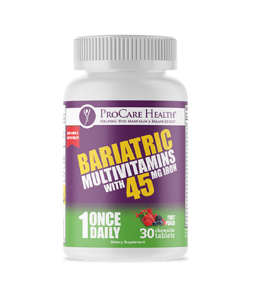 Multivitamin | 45mg Iron | Chewable | Fruit Punch | 30 Count