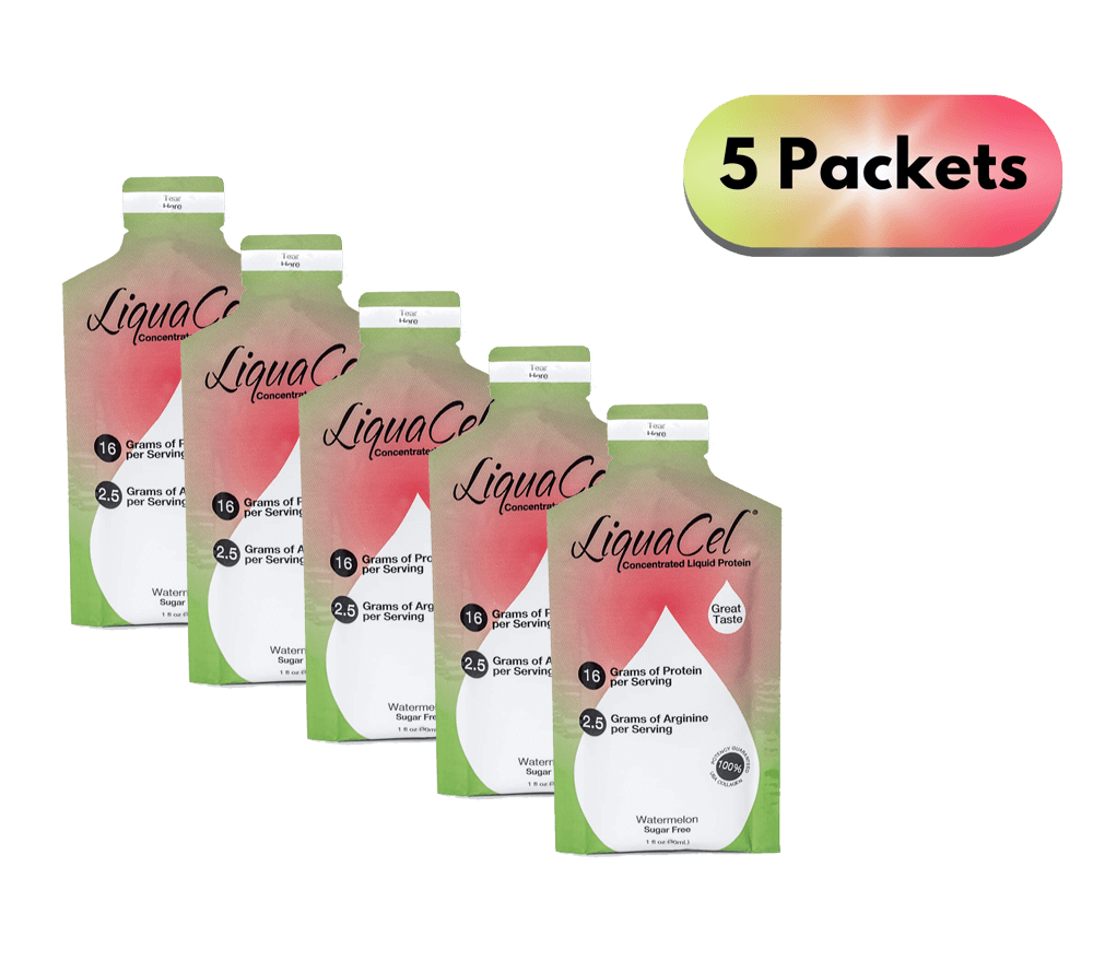 LiquaCel 5-pack of watermelon gel packets