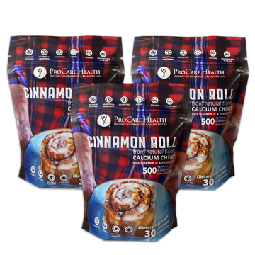 Calcium Soft Chew | Cinnamon Roll | 90 Count