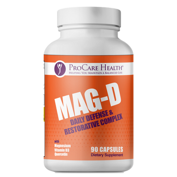 Mag-D Magnesium & Vitamin D3 Supplement - Front View