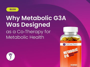 Why Metabolic G3A Was Designed as a Co‑Therapy for Metabolic Health