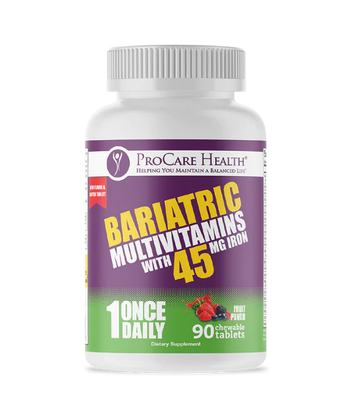 Multivitamin | 45mg Iron | Dye-Free Chewable | Fruit Punch