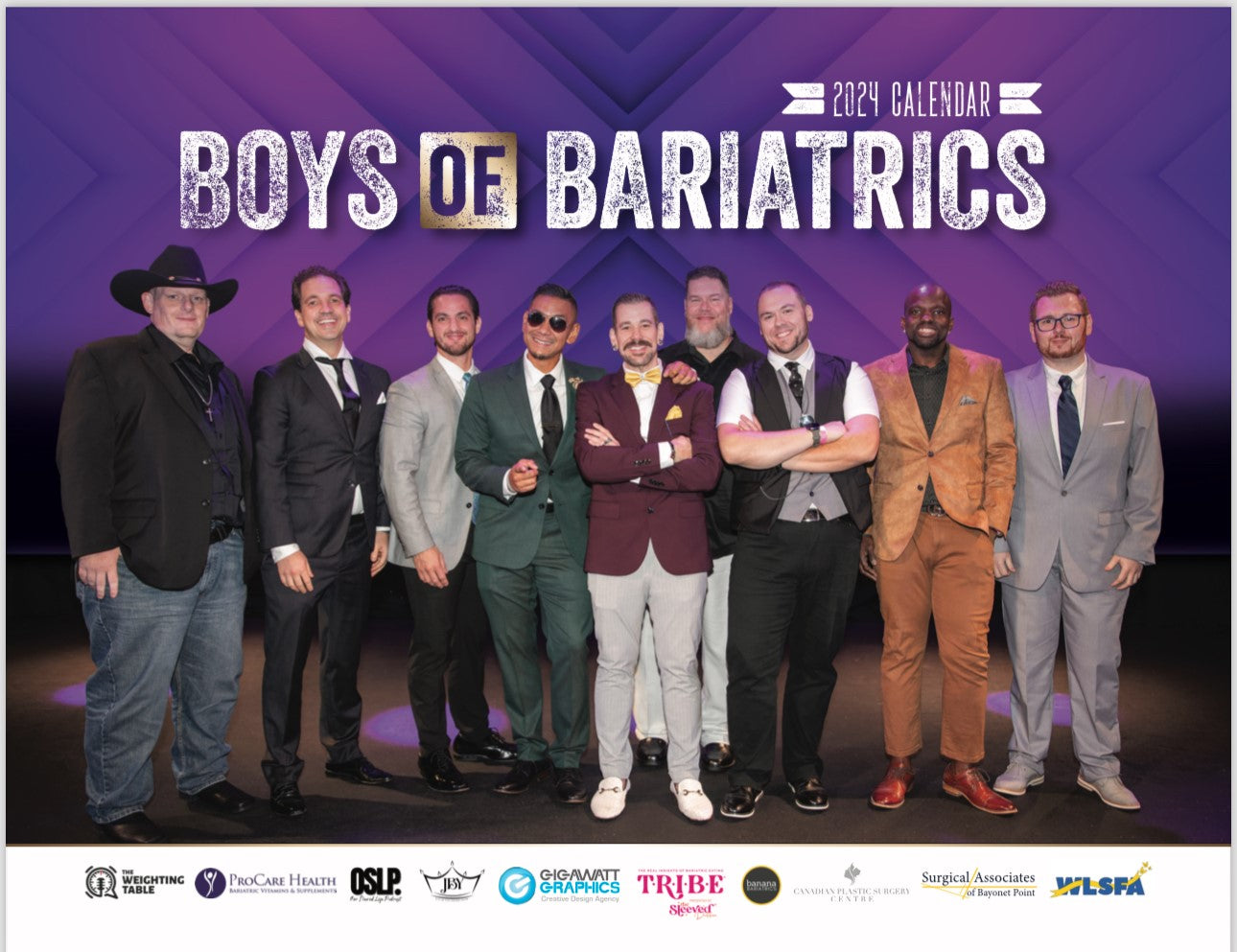 Boys of Bariatric 2024 Calendar