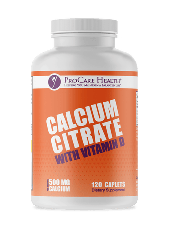 Calcium Citrate | Caplet | 500mg | 120 Count