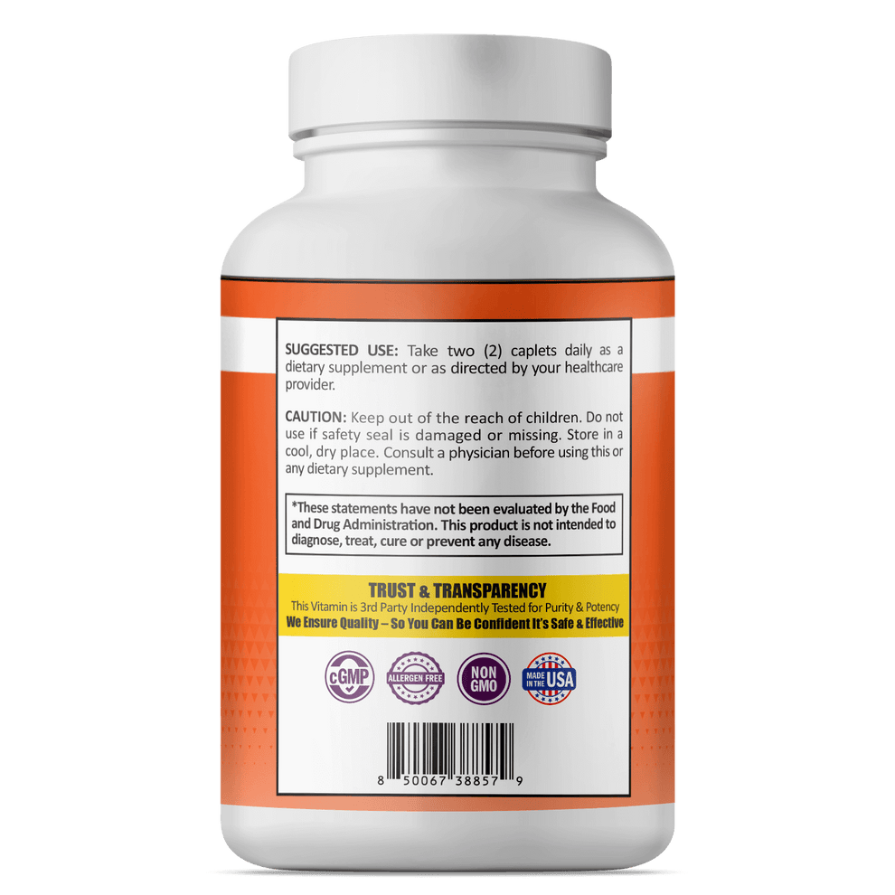 Calcium Citrate Caplet 500mg 120 Count