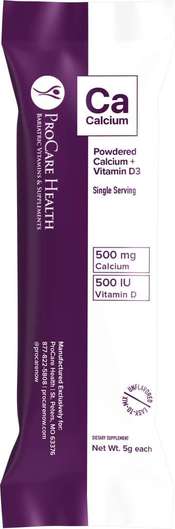 Powdered Calcium Citrate | Single Serving Sticks