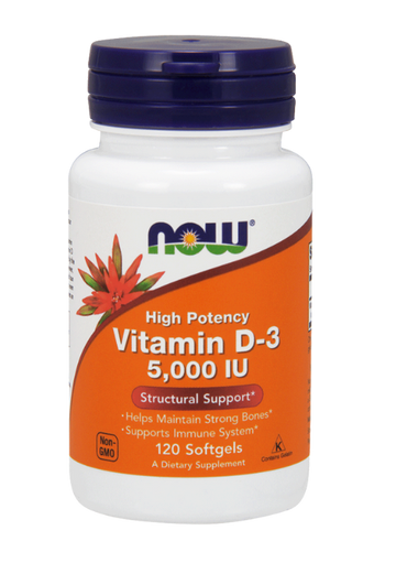 Vitamin D-3 | 5,000 IU | Softgel | 120 Count