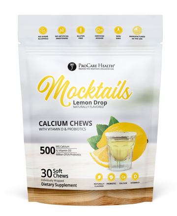 Calcium Soft Chew | Lemon Drop l 30 Count