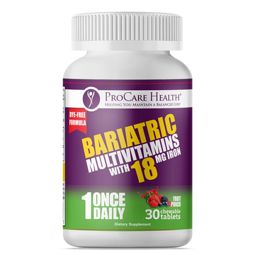 Multivitamin | 18mg Iron | Dye-Free Chewable | Fruit Punch