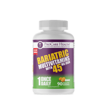 Multivitamin | 45mg Iron | Chewable | Orange