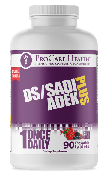 DS/SADI Adek Plus in Fruit Punch Flavored 90ct Chewable Tablet