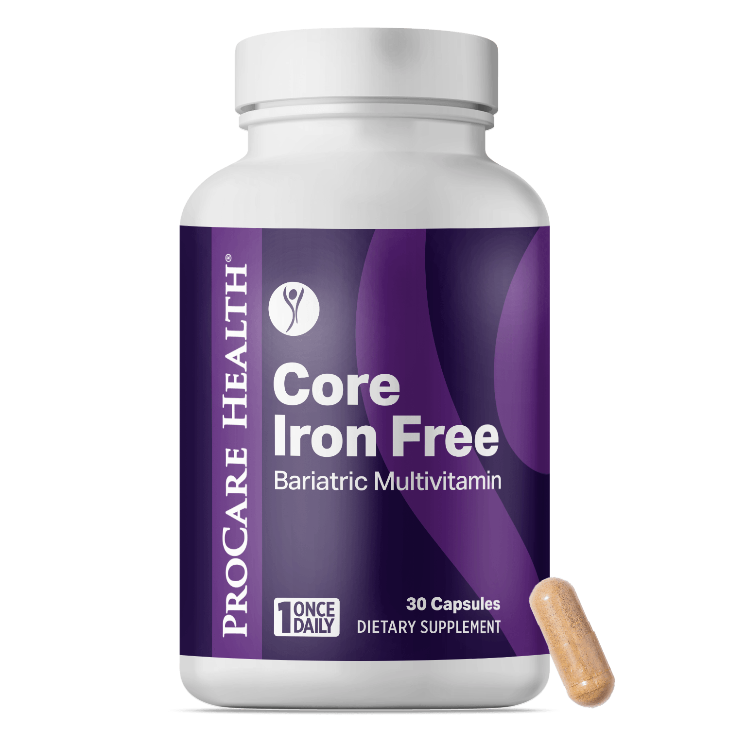 ProCare Health Bariatric Multivitamins Iron Free 30 Capsules - Front