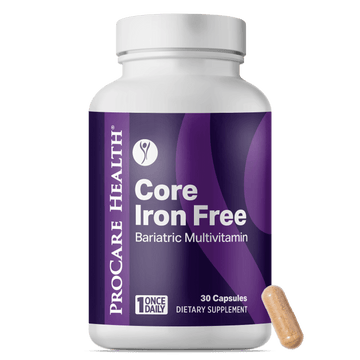 ProCare Health Bariatric Multivitamins Iron Free 30 Capsules - Front