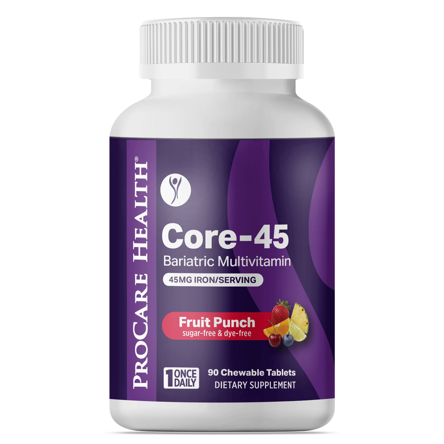 ダイエットサプリ chanyuri Chewable Bariatric Multivitamins with 18mg Iron - Fruit Punch