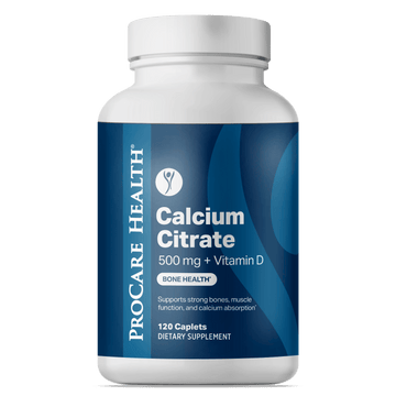 Calcium Citrate | Caplet | 500mg | 120 Count