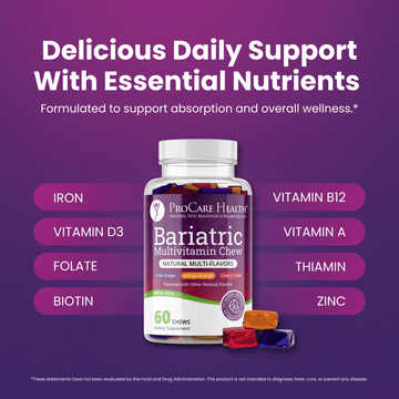 Bariatric Multivitamin | Soft Chew | Multi-Flavor | 60 Count