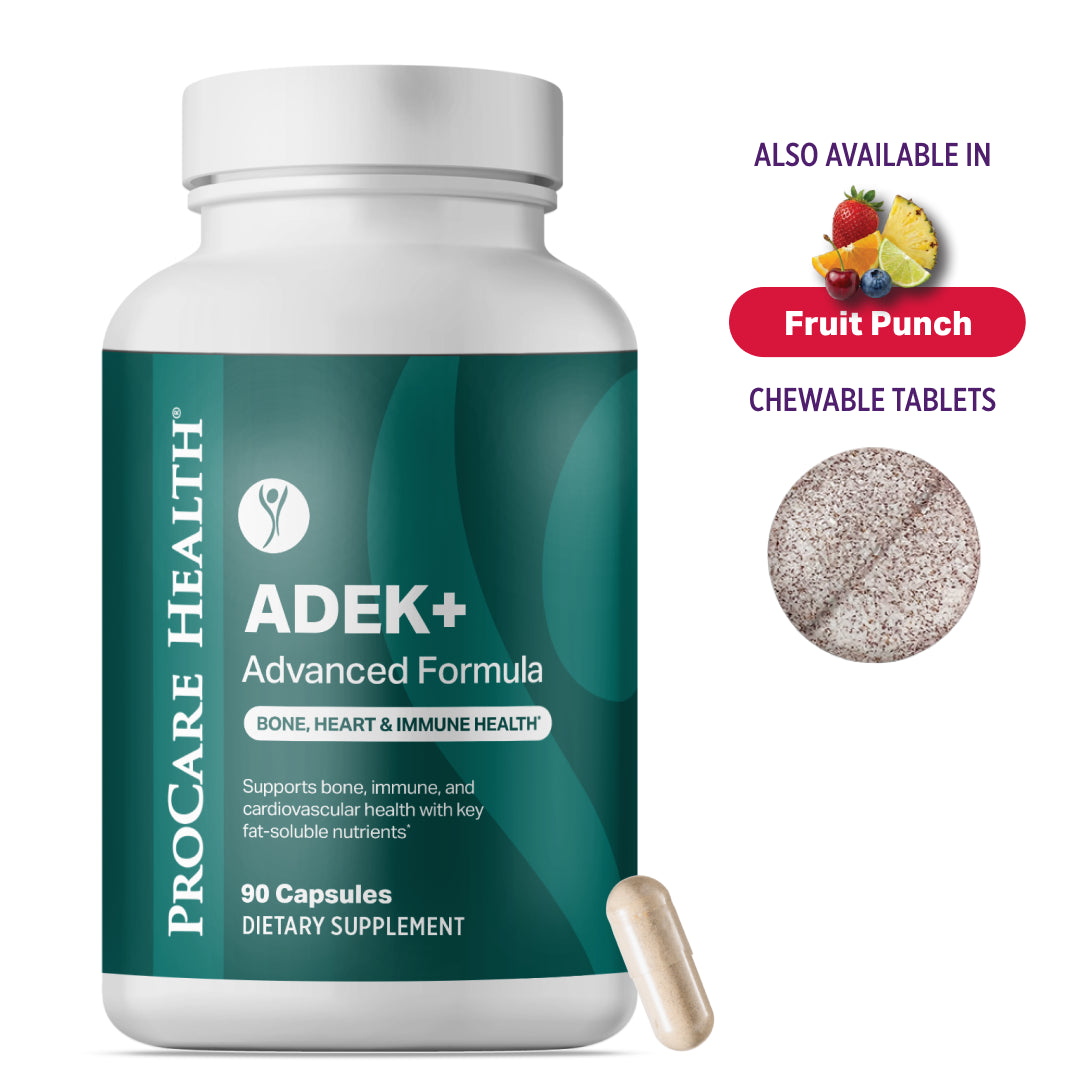 ADEK+ bottle with chewable cap by ProCare Health