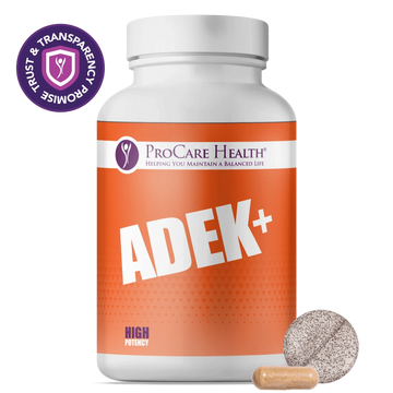 ADEK+ bottle with chewable cap by ProCare Health