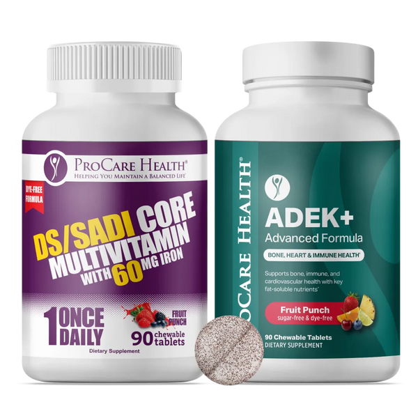 Duodenal Switch Chewable Vitamins Bundle - 90 Count | ProCare Health