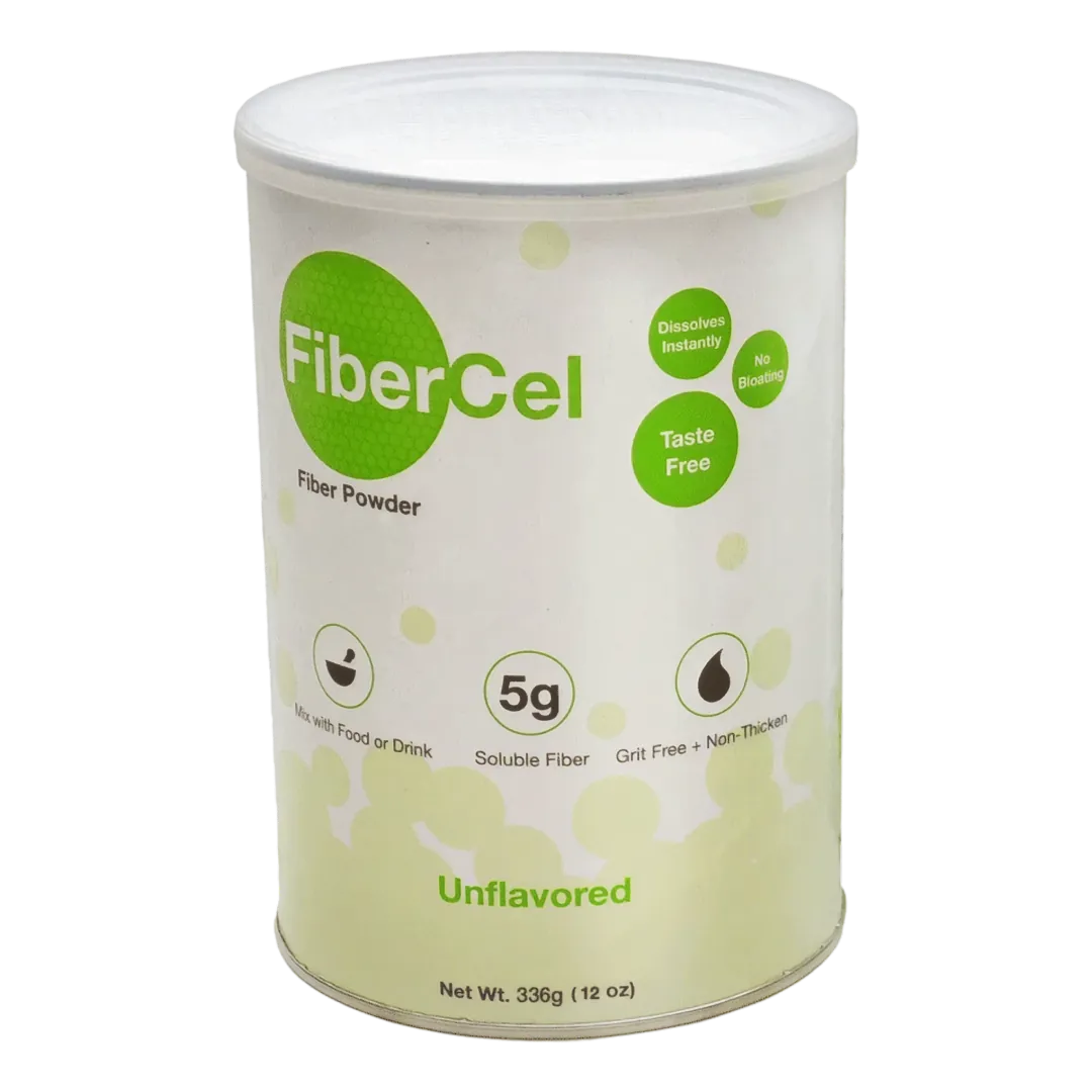 FiberCel unflavored powdered fiber 12 oz canister