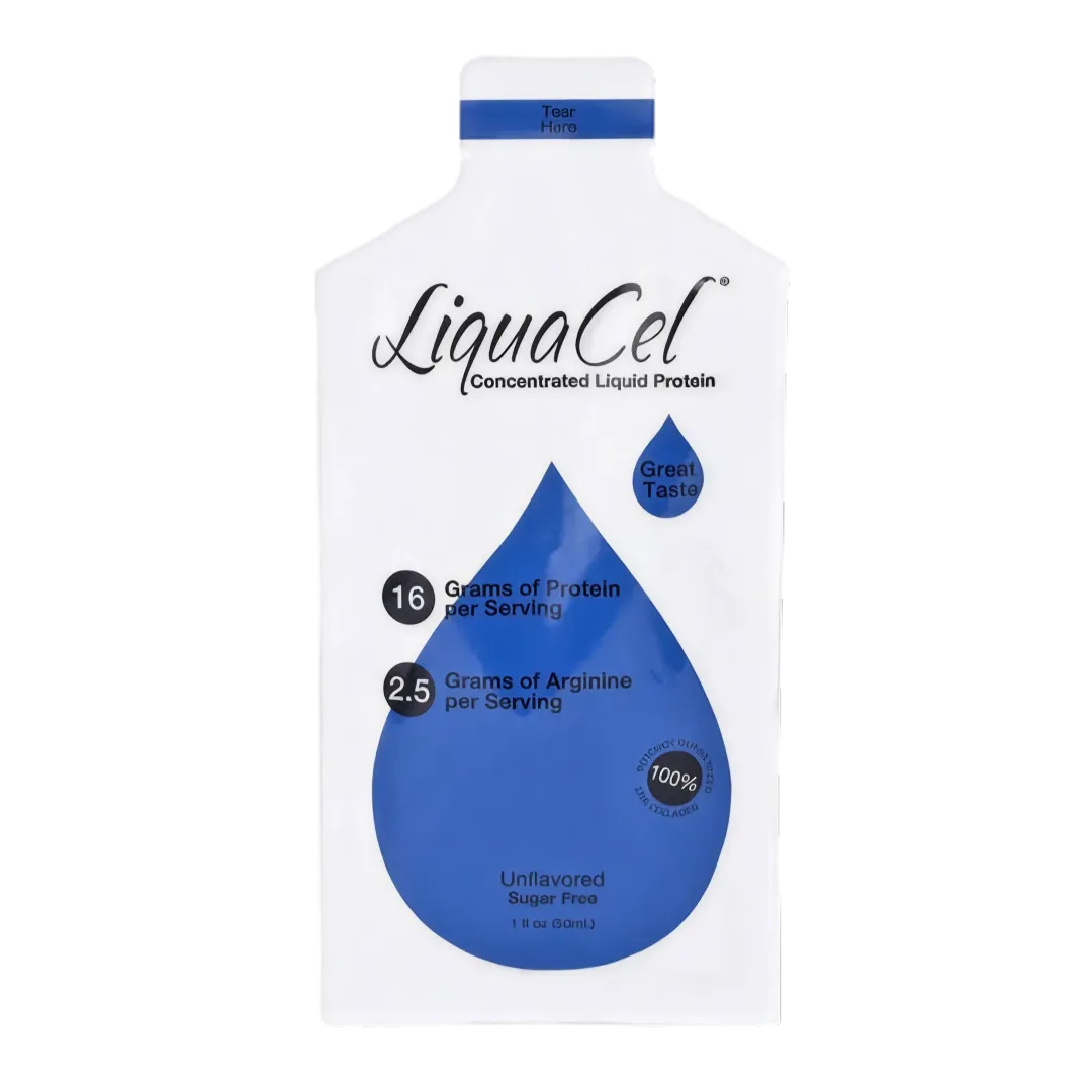 LiquaCel liquid protein single-serve 1 oz packet in Unflavored