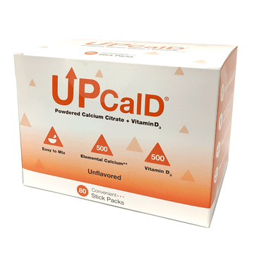 UpCal D | Powdered Calcium Citrate | Single Serving Sticks