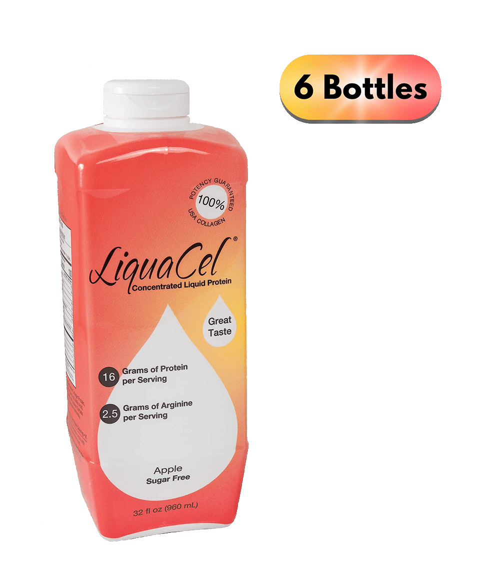LiquaCel Apple Protein Drink - 6 Bottles