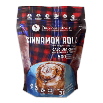 Calcium Soft Chew | Cinnamon Roll | 30 Count