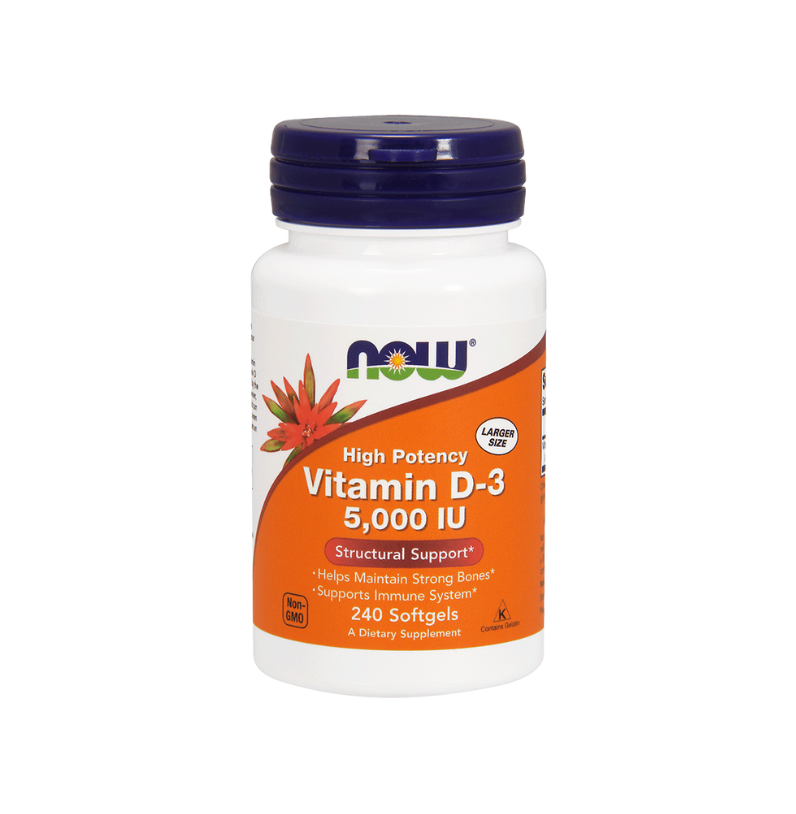 Vitamin D-3 | 5,000 IU | Softgel | 240 Count