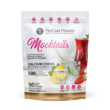 Calcium Soft Chew | Mocktails Assortment | 90 Count