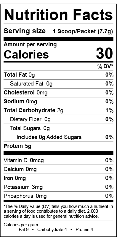 30 Calories, 5g Protein