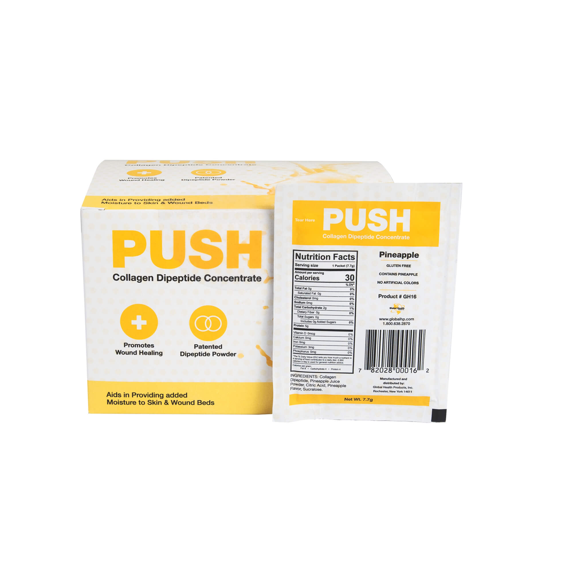 Push | Collagen Dipeptide Concentrate | Pineapple