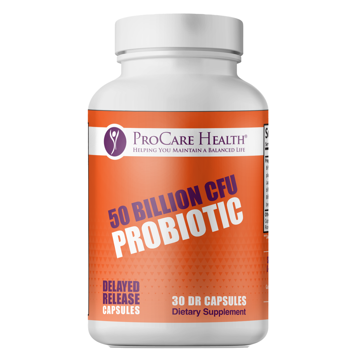 ProCare Health 50 Billion CFU Probiotic Bottle