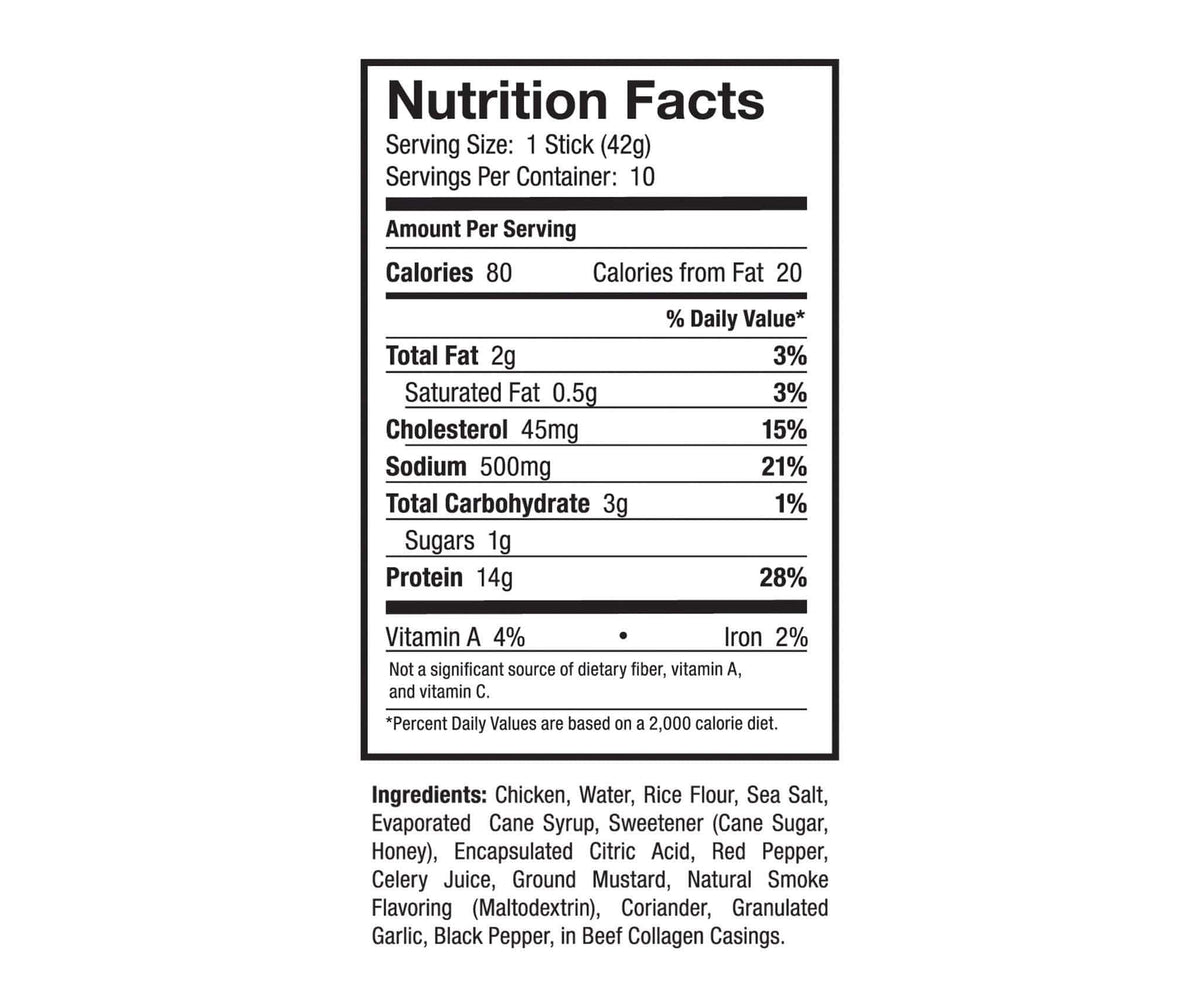 80 calories, 14g protein